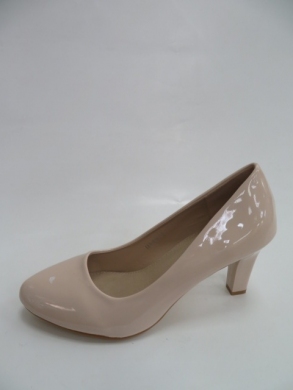 Czółenki damskie na obcasie (36-41) LE-508 BEIGE