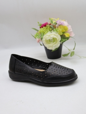 Półbuty damskie na płaskim (36-41) X8113 BLACK