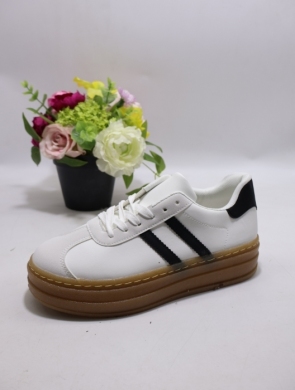 Buty sportowe damskie na płaskim (36-41) A-126 WHITE