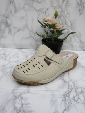 Klapki damskie na koturnie (36-41) J6-15 BEIGE