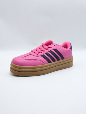 Buty sportowe damskie na płaskim (36-41) AD672 PEACH/BLUE