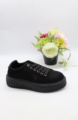 Buty sportowe damskie na płaskim (36-41) BO-922 BLACK