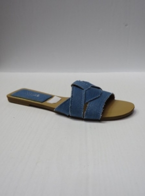 Klapki damskie na płaskim (36-41) THS-99 BLUE