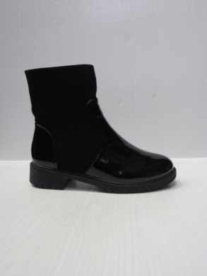 Botki damskie ocieplane na płaskim (36-41) AGF-JX-536 BLACK