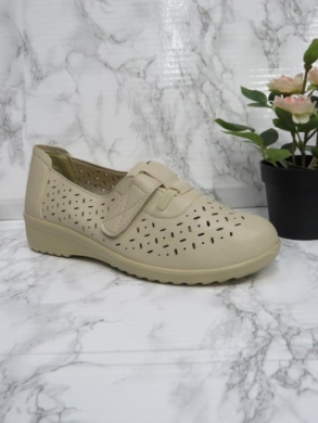 Półbuty damskie na koturnie (39-43) DX8121 BEIGE