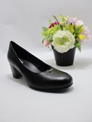 Czółenki damskie na obcasie (36-41) YCC-106 BLACK