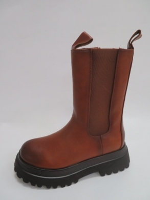 Kozaki damskie jesienne na płaskim (36-41) RB109 CAMEL