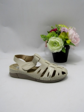 Sandały damskie na płaskim (36-42) 21309-4 BEIGE