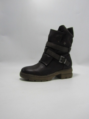 Botki damskie na płaskim (36-41) 7823 BROWN
