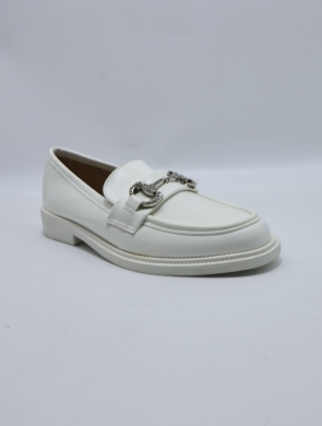 Mokasyny damskie na płaskim (36-41) T560 WHITE