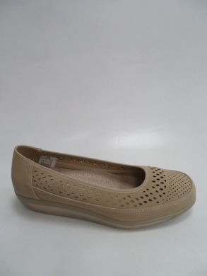 Baleriny Damskie na koturnie (36-41) 1561 BEIGE