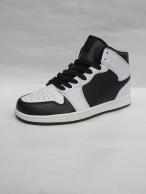 Buty sportowe damskie na płaskim (36-41) S1210 WHITE/BLACK