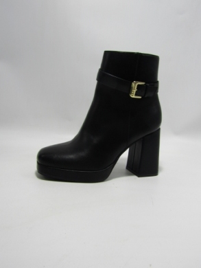 Botki damskie ocieplane na obcasie (36-41) 22073-1A BL/PU
