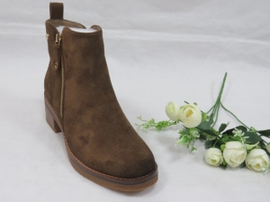 Botki damskie ocieplane na obcasie (36-41) KE205 GREEN