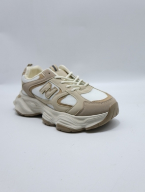 Buty sportowe damskie na płaskim (36-41) 8367-2 BEIGE