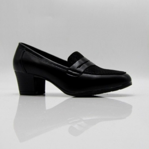 Półbuty damskie na obcasie (36-41) 61716 BLACK