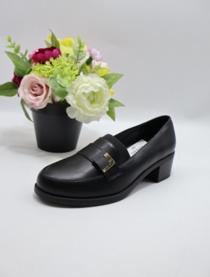 Półbuty damskie na obcasie (36-40) 1544 BLACK