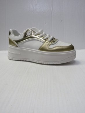 Buty sportowe damskie na koturnie (36-41) C2148 GOLD