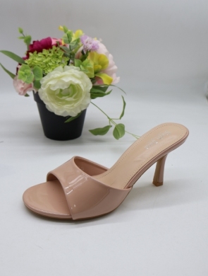 Klapki damskie na szpilce (36-41) AM612 BEIGE