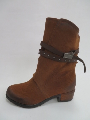 Kozaki damskie jesienne na płaskim (36-41) ST05 CAMEL