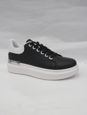 Buty sportowe damskie na płaskim (36-41) 0069-1 BLACK