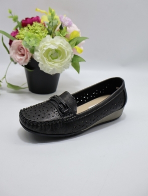 Mokasyny damskie na koturnie (36-41) YEHJ-231 BLACK