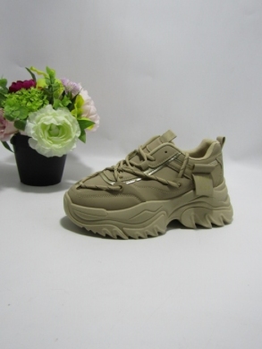 Sneakersy damskie (36-41) AF23-211 KHAKI