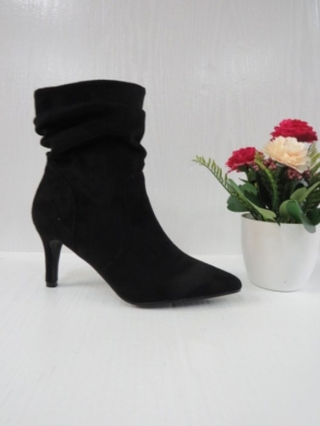 Botki damskie na szpilce (36-41) 9208-01 BLACK