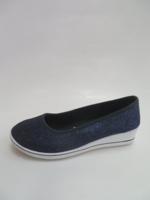 Półbuty damskie na koturnie (36-41) 1772-2 BLUE