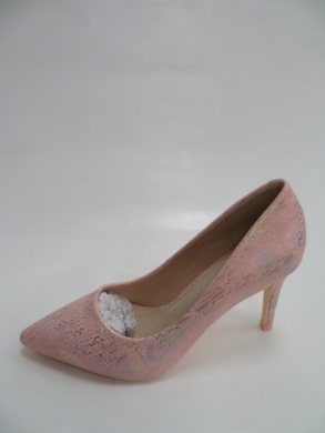 Czółenka damskie na szpilce (36-41) LE-393 PINK