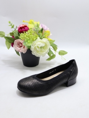 Czółenki damskie na obcasie (36-41) J-270 BLACK