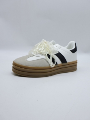 Buty sportowe damskie na płaskim (36-41) YY-139 WHITE