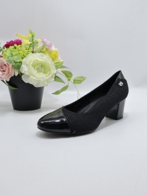 Czółenki damskie na obcasie (36-41) SA311-1 BLACK