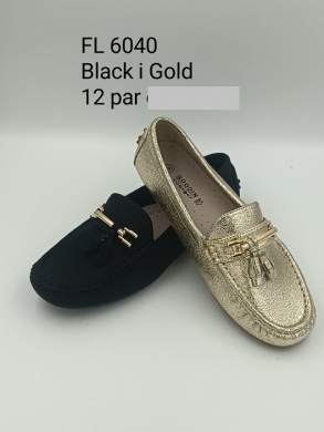 Mokasyny damskie na płaskim (36-41) FL6040 GOLD