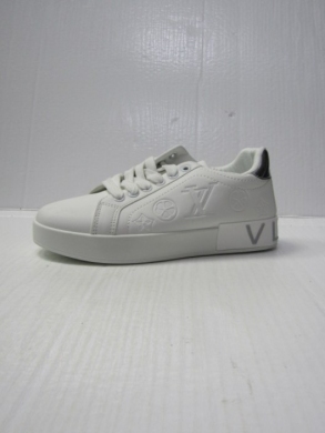 Buty sportowe damskie na płaskim (36-41) MB151-6 WHITE/SILVER