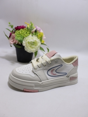 Buty sportowe damskie na płaskim (36-41) XBC-103 BEIGE