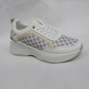 Buty sportowe damskie na płaskim (36-41) JS-167 BEIGE