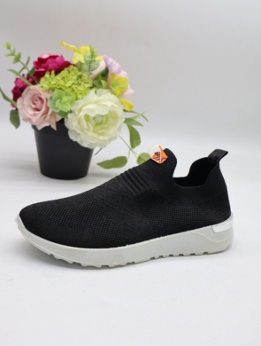 Buty sportowe damskie na płaskim (36-41) 9021 BLACK
