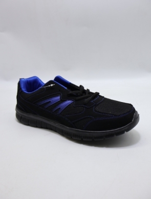 Buty sportowe męskie (41-46) 2591-2 BLACK/BLUE