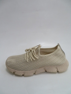 Buty sportowe damskie na płaskim (36-41) DQ207 BEIGE