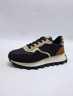 Buty sportowe damskie na płaskim (36-41) 88225 BLACK