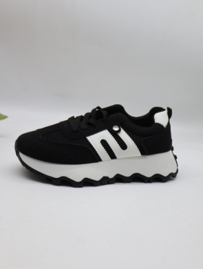 Buty sportowe damskie na płaskim (36-41) HZ-A408 BLACK