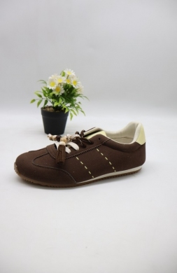 Buty sportowe damskie na płaskim (36-41) EV519 BROWN