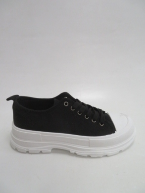 Trampki damskie na koturnie (36-41) AB110 BLACK
