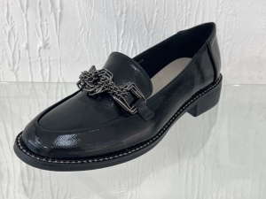 Mokasyny damskie na płaskim (36-41) GD-FL717 BLACK