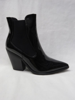 Botki damskie ocieplane na obcasie (36-41) BH326 BLACK