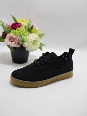 Półbuty damskie na płaskim (36-41) XBC-25608 BLACK