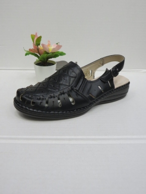Sandały damskie na koturnie (36-42) F2201 BLACK
