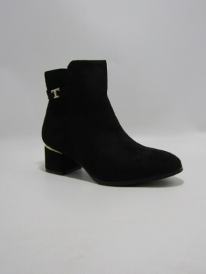 Botki damskie ocieplane na obcasie (36-41) SG890 BLACK