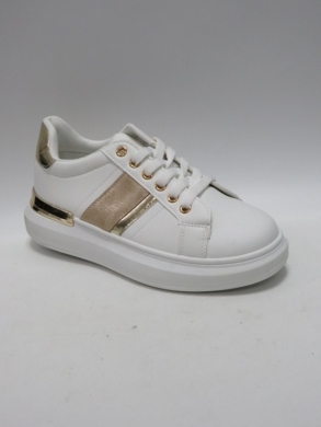 Buty sportowe damskie na płaskim (36-41) BK183 GOLD